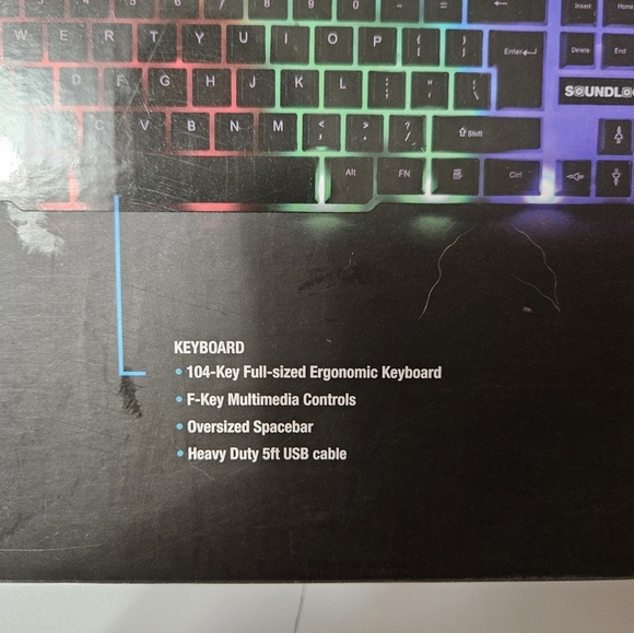 Soundlogic XT Lightup 4-in-1 Gaming Combo Kit! - Picture 4 of 7